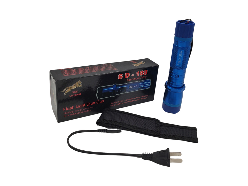 Rechargeable SD-168 Aluminum Alloy Flashlight with LED Flashlight, Rechargeable Battery