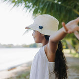 Kids Reversible Bucket Hat with Lemon Print, for Girls & Boys, Packable Fun & Cool Beach UPF 50+ Sun Protection Bucket Hat - Ages 2-13 Years