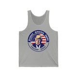 Trump 2024 Unisex Jersey Tank, Protect America Again, Donald Trump, Republican Shirt, Political Shirt, USA Flag Shirt,America Shirt