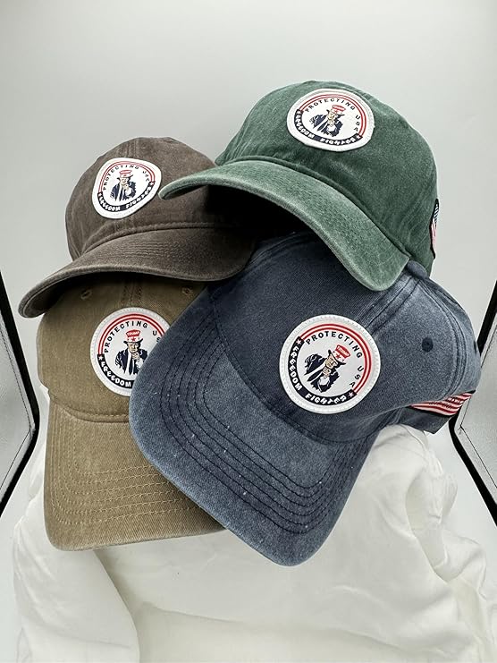 Trump Hat Trump 2024 MAGA Hat Trump 2024 Hat Make America Great Again Hat Adjustable Baseball Cap (Freedom Fighter Gray)