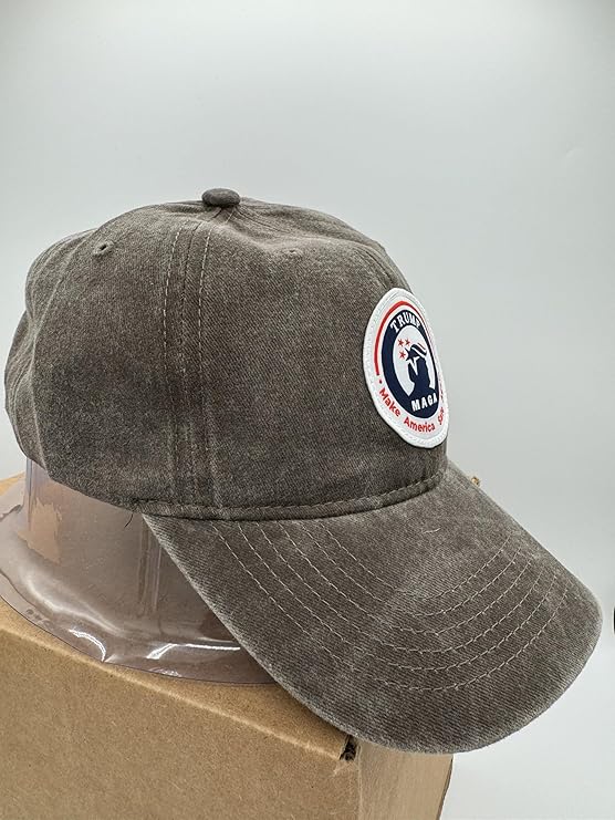 Trump Hat Trump 2024 MAGA Hat Trump 2024 Hat Make America Great Again Hat Adjustable Baseball Cap (Trump MAGA Gray)