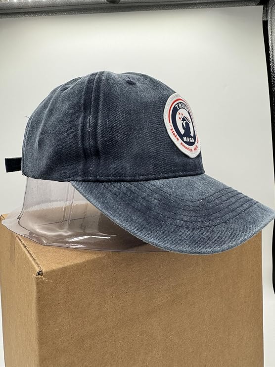 Trump Hat Trump 2024 MAGA Hat Trump 2024 Hat Make America Great Again Hat Adjustable Baseball Cap (Trump MAGA Blue)