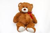 Jumbo 34" Teddy Bear with Rae Dunn "Love Is Human" Yellow Mug – Valentine’s Day Gift Set for Someone Special