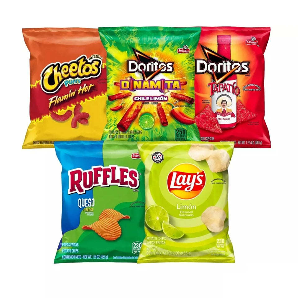 Frito Lay, Fiesta Favorites Mix Variety Packs, 46.5 Ounce