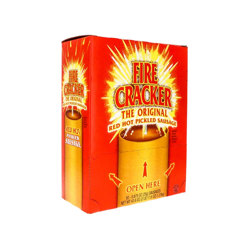 Penrose Firecracker Red Hot Pickled Sausage 50-0.875 OZ (25g) Sausages