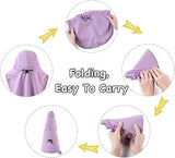 Kids Sun Hat for Boys Girls UPF 50+ UV Toddler Sun Protection with Neck Flap Adjustable Large Brim Beach Fishing Hat for Age 3-12 Violet
