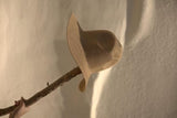 Women’s Wide Brim Sun Hat — Foldable Summer Beach Hat, UV Protection Floppy Straw Hat for Travel, Pool & Outdoor. Beige