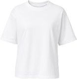 Classic Unisex Crew Neck T-Shirt – Soft Cotton Short Sleeve Tee for Men & Women – Casual Everyday Shirt White