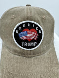Trump Hat Trump 2024 MAGA Hat Trump 2024 Hat Make America Great Again Hat Adjustable Baseball Cap (America Loves Trump Khaki)