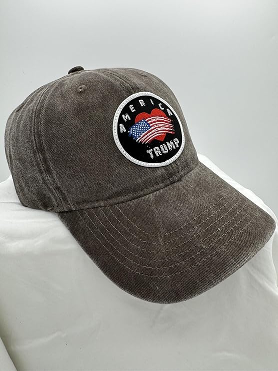 Trump Hat Trump 2024 MAGA Hat Trump 2024 Hat Make America Great Again Hat Adjustable Baseball Cap (America Loves Trump Gray)
