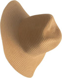 Women’s Wide Brim Sun Hat — Foldable Summer Beach Hat, UV Protection Floppy Straw Hat for Travel, Pool & Outdoor. Beige