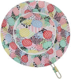 Kids Reversible Bucket Hat with Pineapple Print, for Boys & Girls Packable Fun & Cool Beach UPF 50+ Sun Protection Bucket Hat - Ages 2-13 Years
