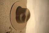 Women’s Wide Brim Sun Hat — Foldable Summer Beach Hat, UV Protection Floppy Straw Hat for Travel, Pool & Outdoor. Beige