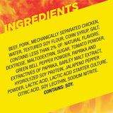 Slim Jim Giant Smoked Meat Sticks, Nacho Flavor, 6g Protein Per Stick, 0.97 oz. 2 Boxes (24 Count Each)
