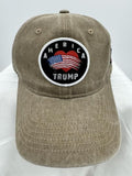 Trump Hat Trump 2024 MAGA Hat Trump 2024 Hat Make America Great Again Hat Adjustable Baseball Cap (America Loves Trump Khaki)