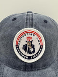 Trump Hat Trump 2024 MAGA Hat Trump 2024 Hat Make America Great Again Hat Adjustable Baseball Cap (Freedom Fighter Blue)