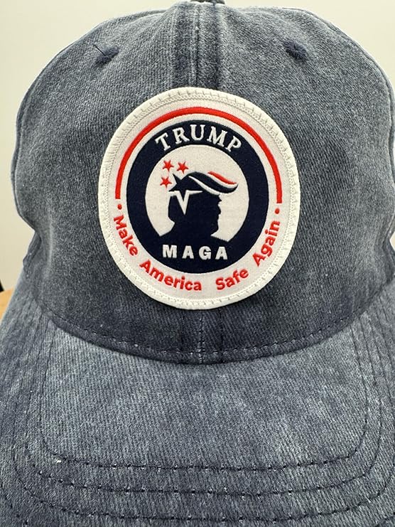 Trump Hat Trump 2024 MAGA Hat Trump 2024 Hat Make America Great Again Hat Adjustable Baseball Cap (Trump MAGA Blue)