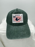 Trump Hat Trump 2024 MAGA Hat Trump 2024 Hat Make America Great Again Hat Adjustable Baseball Cap (MAGA Again Green)
