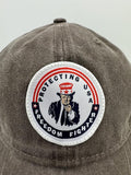 Trump Hat Trump 2024 MAGA Hat Trump 2024 Hat Make America Great Again Hat Adjustable Baseball Cap (Freedom Fighter Gray)