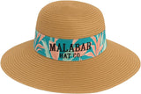 Women’s Wide Brim Foldable Sun Hat – UPF 50+ Packable Summer Beach Hat with Decorative Band
