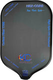 Pickleball Paddles, USAPA Approved Carbon Fiber T700 Frosted, High Spin CFS Textured, Blue Plain Design, Lightweight Graphite Pickle Ball Rackets for Men and Women