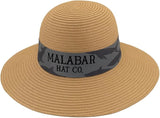 Women’s Wide Brim Foldable Sun Hat – UPF 50+ Packable Summer Beach Hat with Decorative Band Shark