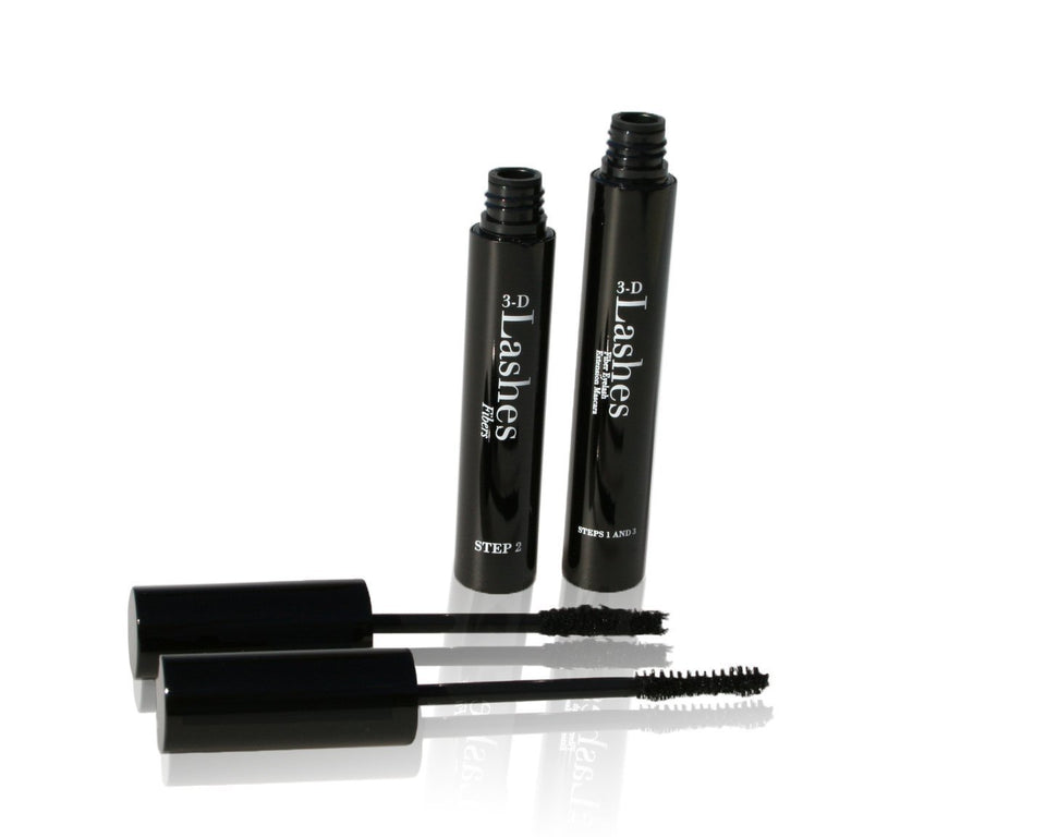 Mascara Thickening & Lengthening Gel With 3D Fiber Lash Mascara For Natural Lashes Eyelash Extensions … (Pack of 1)