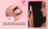 Eyebrow Extensions Kit with 4 Trays of Mink Eyebrows in 2 Brown, 2 Light Brown, Comes on Mixed Length Trays 5-8 Mm Mix, Eyebrow Extension Glue & Extension Tweezers