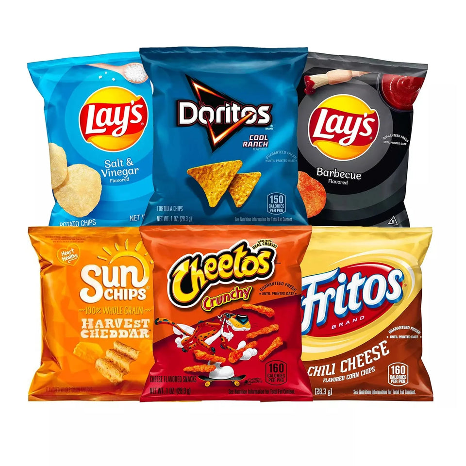 Generic Frito-Lay Flavor Mix Variety Pack Chips, 50 pk