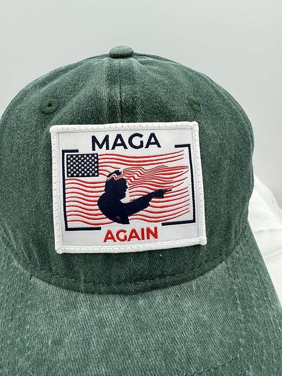 Trump Hat Trump 2024 MAGA Hat Trump 2024 Hat Make America Great Again Hat Adjustable Baseball Cap (MAGA Again Green)