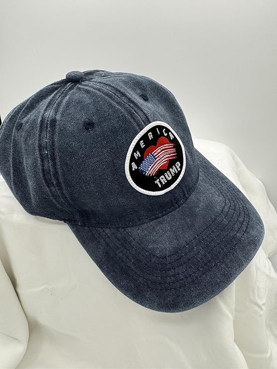 Trump Hat Trump 2024 MAGA Hat Trump 2024 Hat Make America Great Again Hat Adjustable Baseball Cap (America Loves Trump Blue)