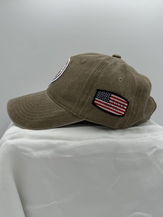 Trump Hat Trump 2024 MAGA Hat Trump 2024 Hat Make America Great Again Hat Adjustable Baseball Cap (Freedom Fighter Khaki)