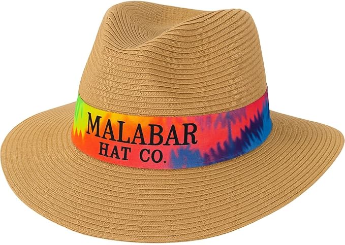 Women’s Wide Brim Foldable Sun Hat – UPF 50+ Packable Summer Beach Hat with Decorative Band