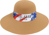 Women’s Wide Brim Foldable Sun Hat – UPF 50+ Packable Summer Beach Hat with Decorative Band