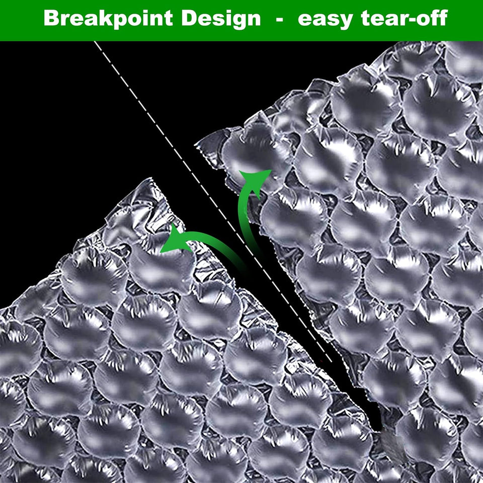 Bubble Cushion Wrap for Moving & Shipping 100 FT Large Bubbles 10 x 12" sheets