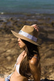 Women’s Wide Brim Foldable Sun Hat – UPF 50+ Packable Summer Beach Hat with Decorative Band