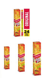 Slim Jim Giant Original Flavor Smoked Meat 24 Count 6g Protein Snack - 3 Pack