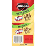Jack Link's Fritos Chili Cheese Meat Sticks & Jalapeno Cheese Sticks 16 per Box