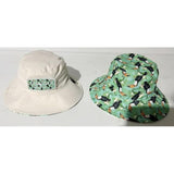 Kids Reversible Bucket Hat with Toucan Print, for Boys, Packable Fun & Cool Beach UPF 50+ Sun Protection Bucket Hat - Ages 2-13 Years