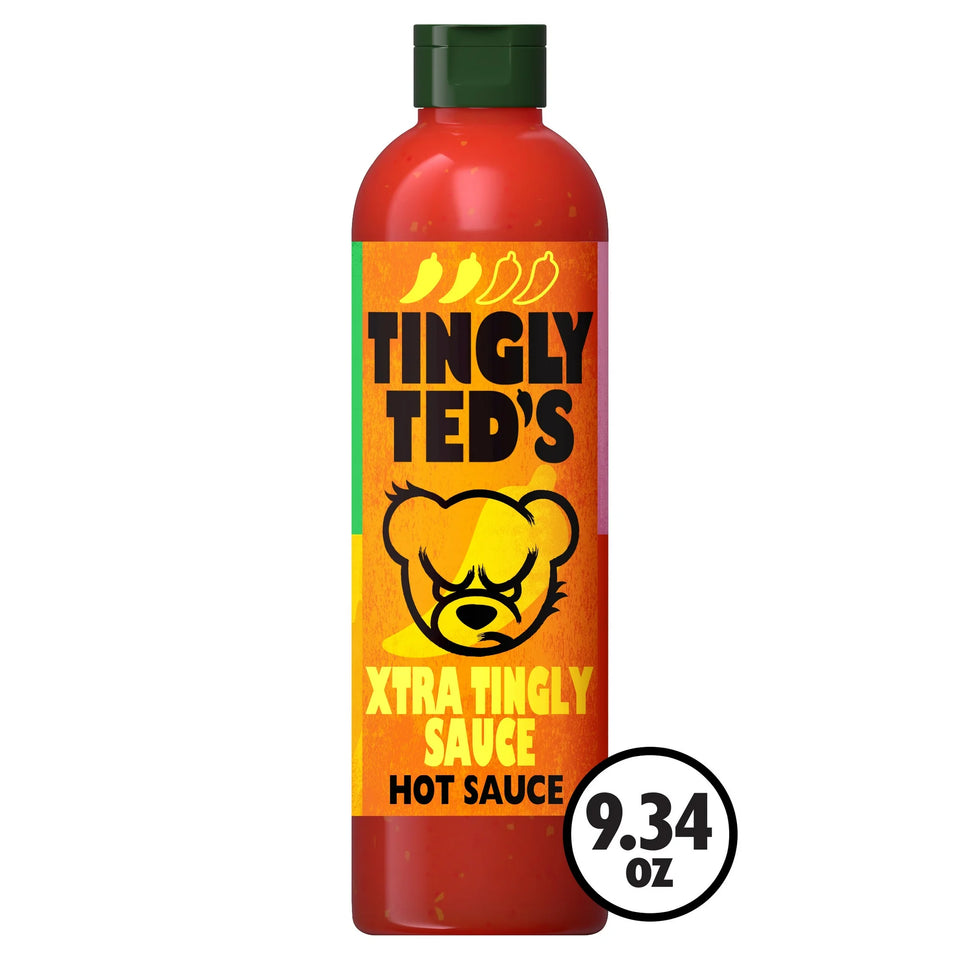 Tingly Ted's Xtra Tingly Sauce Hot Sauce, 9.34 oz Bottle