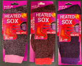 Women Warm Thermal Socks Heated Sox Winter Work Thick Heat Soft Sock Size