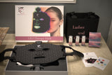 7 Color LED Therapy Face Mask with Pre Therapy and After Therapy Moisturizers, Red Light Silicone Face Mask Skin Care at Home with Eye Protection Cushion