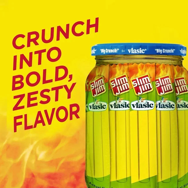 Slim Jim Dill Pickle Snack Sticks 26 per Box