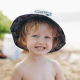 Kids Reversible Bucket Hat with Shark Print, for Boys, Packable Fun & Cool Beach UPF 50+ Sun Protection Bucket Hat - Ages 2-13 Years