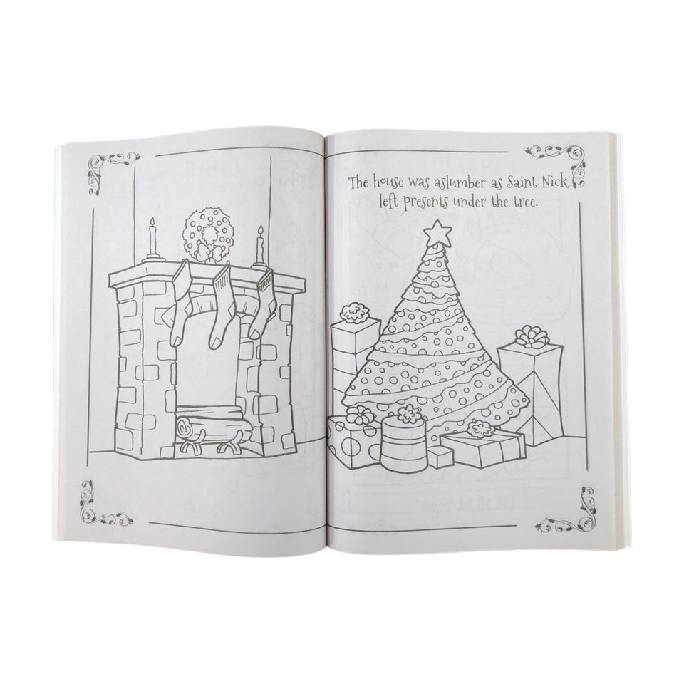 Santa Claus Frosty Fun Rudolph Reindeer Christmas Fun Coloring and Activity Christmas Gift Craft Books,With FREE Christmas bag for All Kids