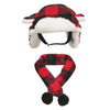 Black & Red Hats-buffaloPlaid / XS/S