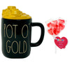 Poto Gold with Red Hearts Lollipop