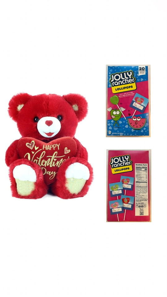 Way To Celebrate Valentine’s Day Large Sweetheart Teddy Bear Red