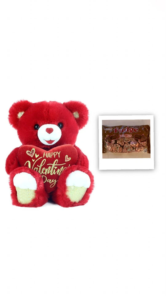 Way To Celebrate Valentine’s Day Large Sweetheart Teddy Bear Red