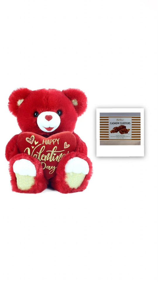 Way To Celebrate Valentine’s Day Large Sweetheart Teddy Bear Red
